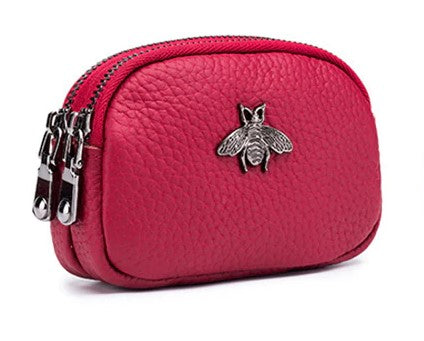 <p>Mini Leather Bee Wallet (+ Colors)</p>