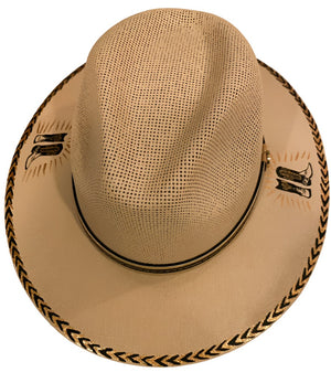 <p>Cowboy Boots Handpainted Hat</p>