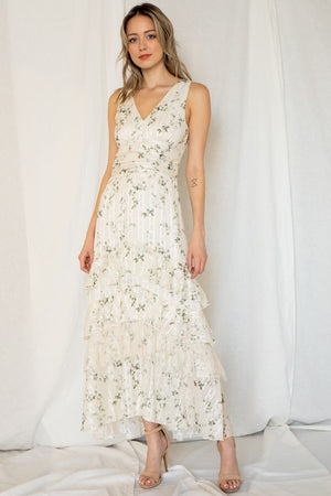 <p>Sam Floral Detailed Maxi Dress</p>