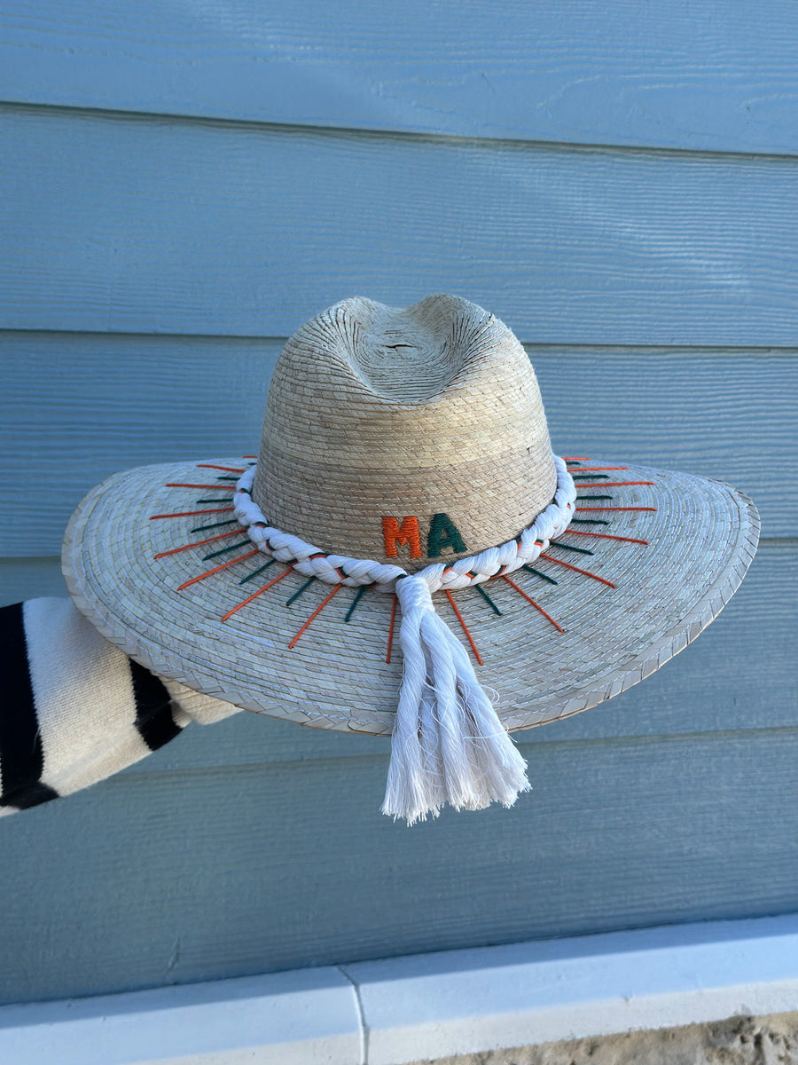 <p>UM Threaded Logo Hat Palm</p>