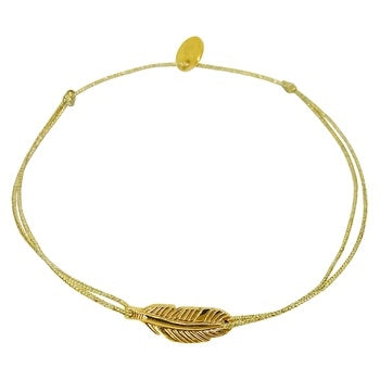 <p>Sophie Lurex Feather Bracelet</p> - Indigo Republic Boutique