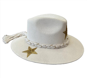 <p>Lurex Star Trio Panama Hat</p>