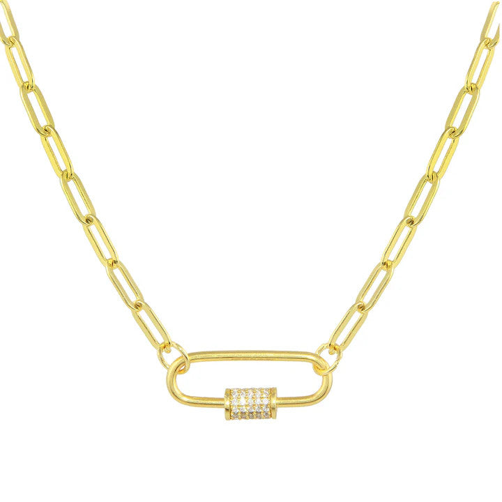 <p>LG PC Chain w CZ Clip</p> - Indigo Republic Boutique
