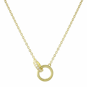 <p>Cardi CZ Loops Necklace</p>