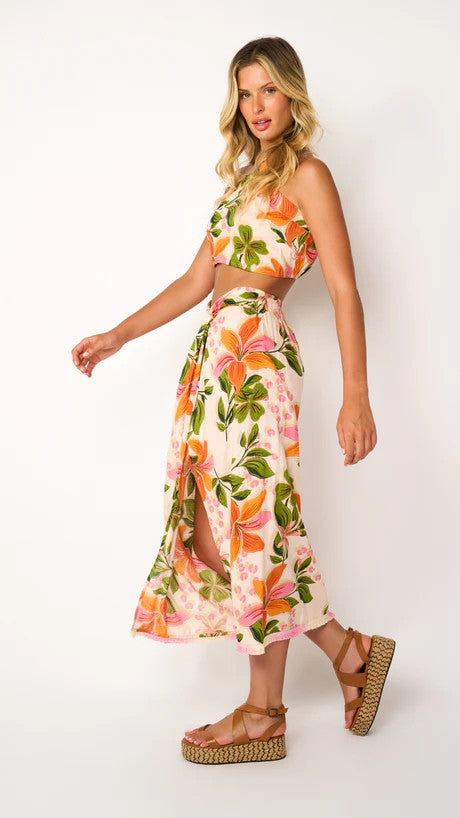 <p>Papaya Maxi Skirt</p>