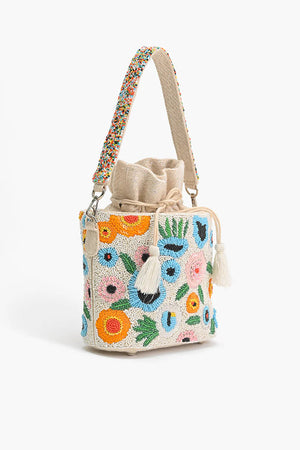 <p>Floral Paradise Bucket Purse</p>