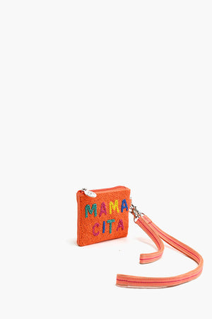 <p>Mamacita Coin Purse with Strap</p>