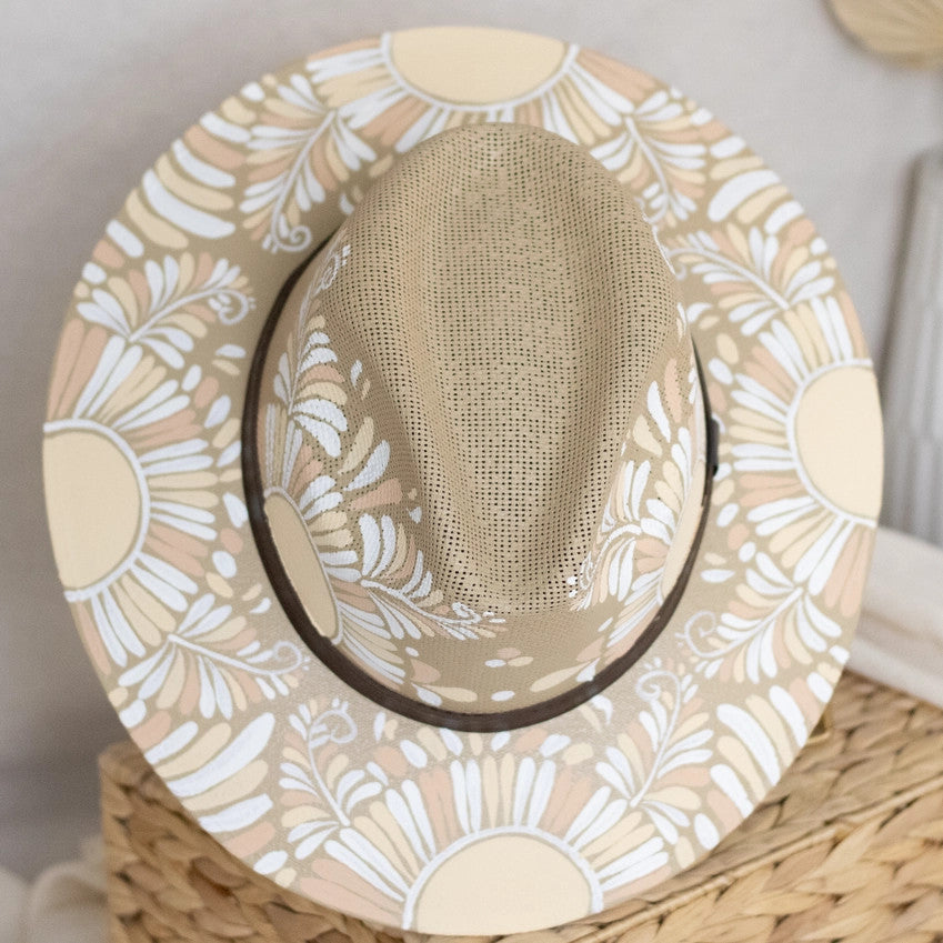 <p>Jimena Hand Painted Hat</p>