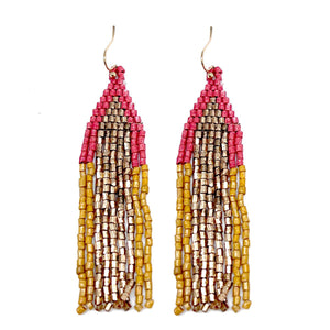 <p>Ellie Fringe Seed Bead Earrings (+Colors)</p>