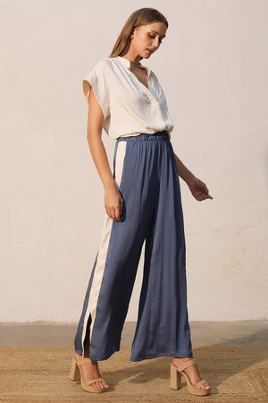 <p>Satin Side Stripe Pant</p>