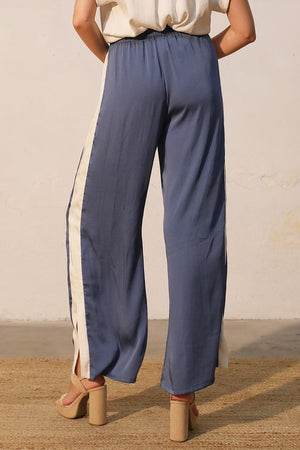 <p>Satin Side Stripe Pant</p>