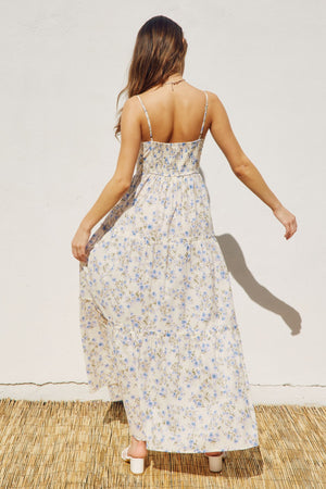 <p>Kimmy Lilac Floral Maxi Dress</p>