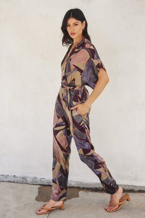 <p>Luna Surplice Pull On Jumpsuit</p>