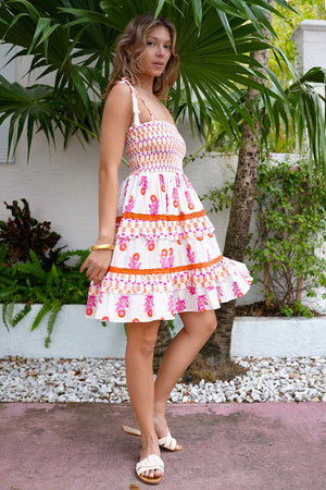 <p>Musa Block Print Dress</p>