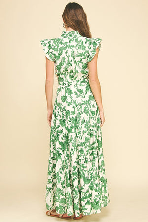 <p>Melina Floral Tiered Maxi Dress</p>