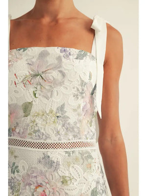 <p>Madison Lace Mermaid Midi Dress</p>