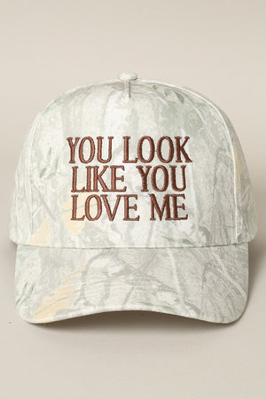 <p>Look Like You Love Me Baseball Cap</p>