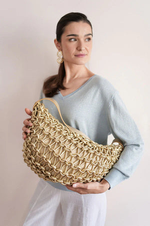 <p>Barbara Crochet Crossbody LG</p>