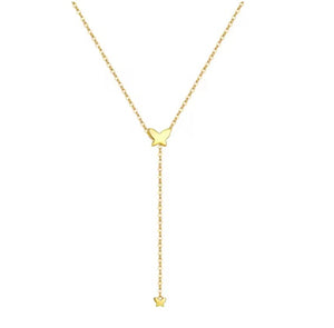 <p>Polina Butterfly Y Necklace</p>