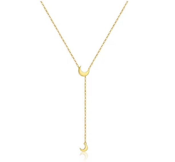 <p>Polina Moon Y Necklace</p> - Indigo Republic Boutique
