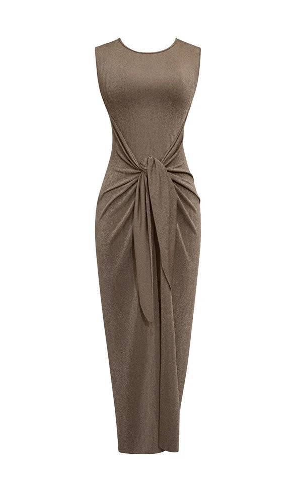 <p>Oba Tie Maxi Dress</p>