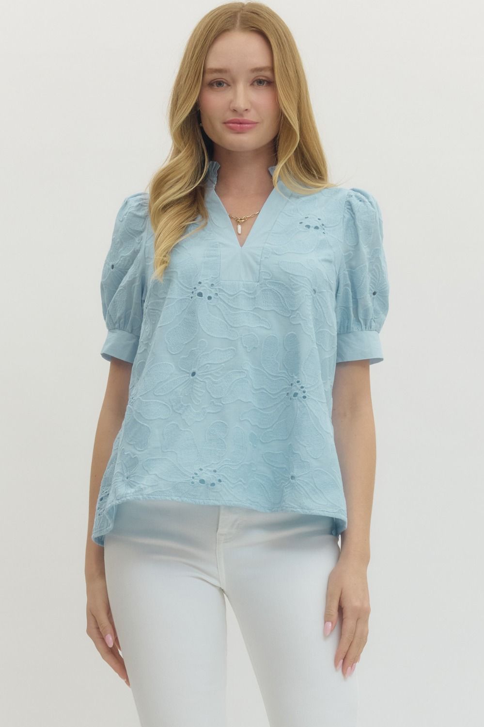 <p>Bluebell Lace Blouse</p>