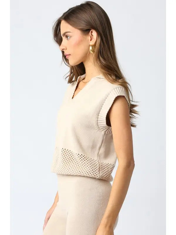 <p>Allison Knit Top</p>