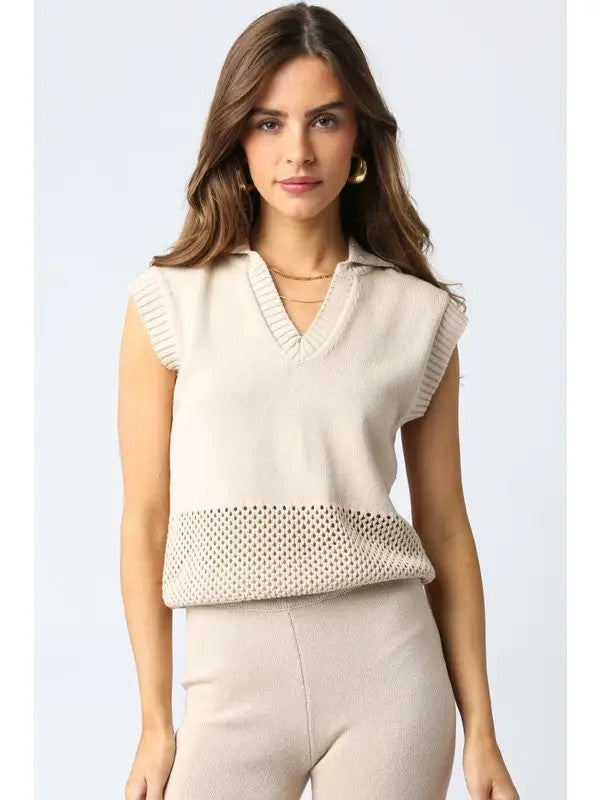 <p>Allison Knit Top</p>