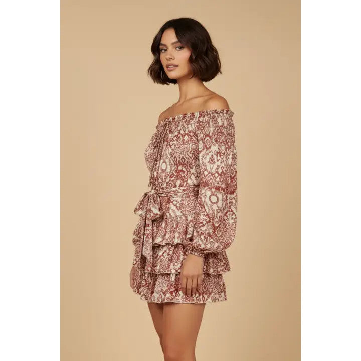 muse mini dress Merlot Muse Mini Dress L / Burgundy