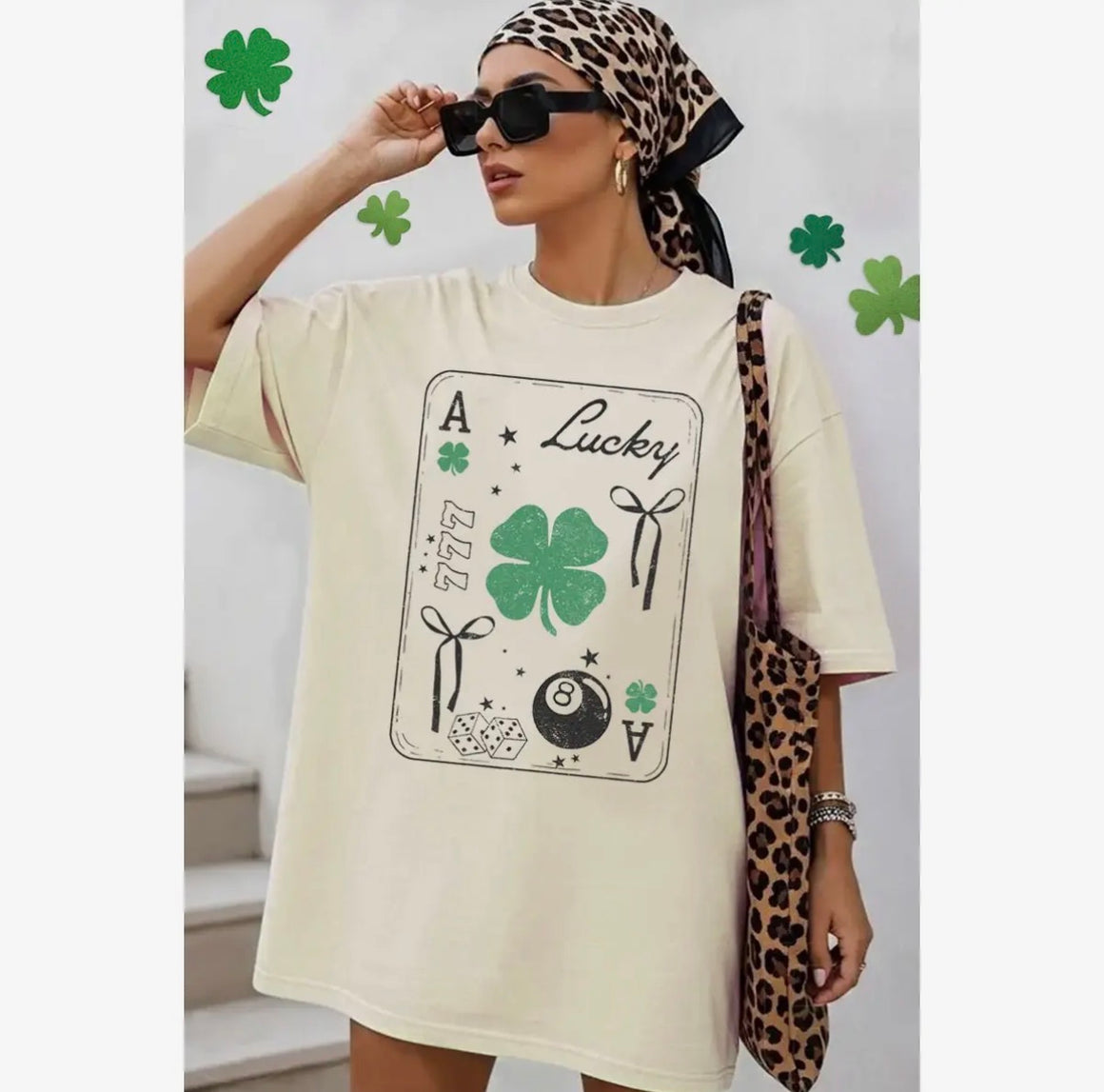 <p>Lucky Clover T-Shirt<a href="https://us.merchantos.com/?name=item_group.views.item_group&amp;form_name=view&amp;id=6690&amp;tab=ecommerce#Hide" target="_blank" rel="noopener"><em></em></a></p>
