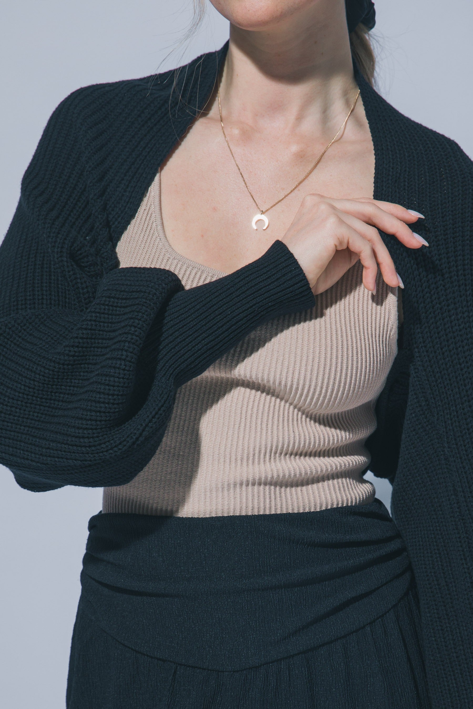 <p>Knit Bolero Shrug</p>