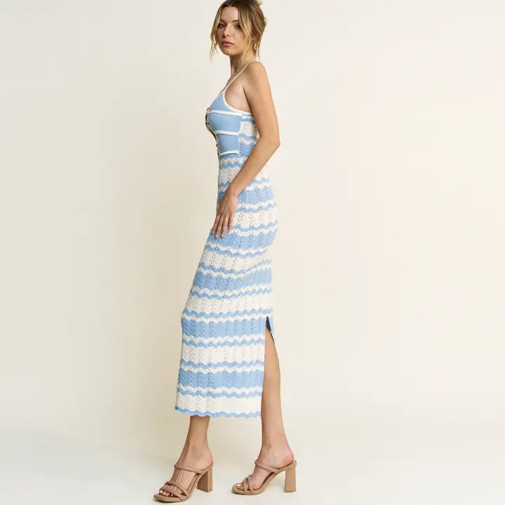 <p>Normani Printed Midi Dress</p>