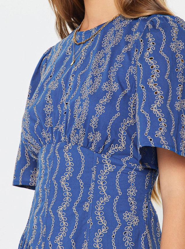 <p>Kimberly Embroidered Maxi Dress</p>