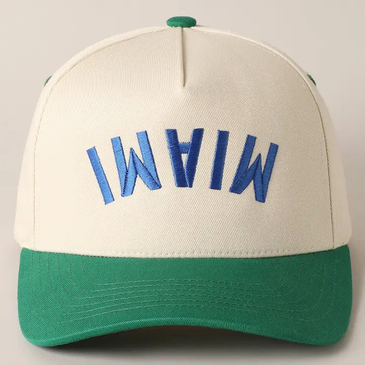 <p>Miami Upside Down Trucker Baseball Cap</p>