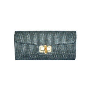 <p>Bamboo Straw Clutch</p> - Indigo Republic Boutique