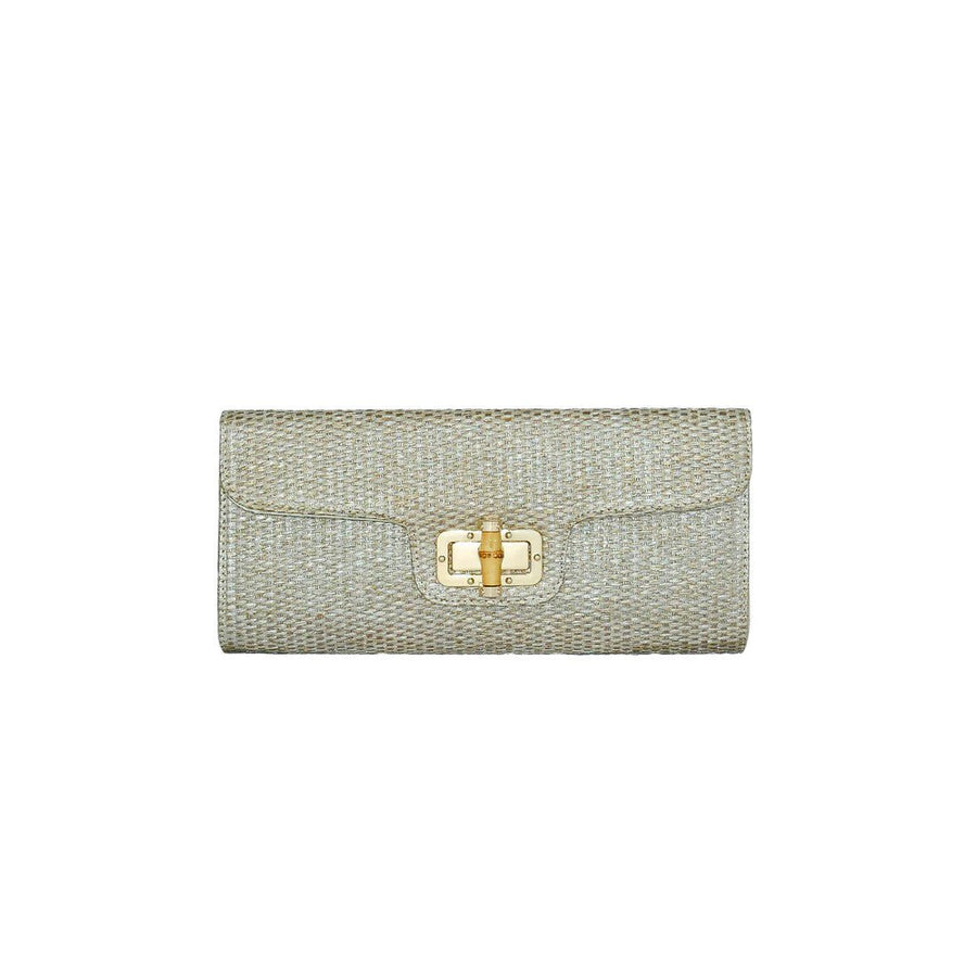 <p>Bamboo Straw Clutch</p> - Indigo Republic Boutique