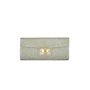 <p>Bamboo Straw Clutch</p> - Indigo Republic Boutique