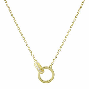 <p>Cardi CZ Loops Necklace</p> - Indigo Republic Boutique