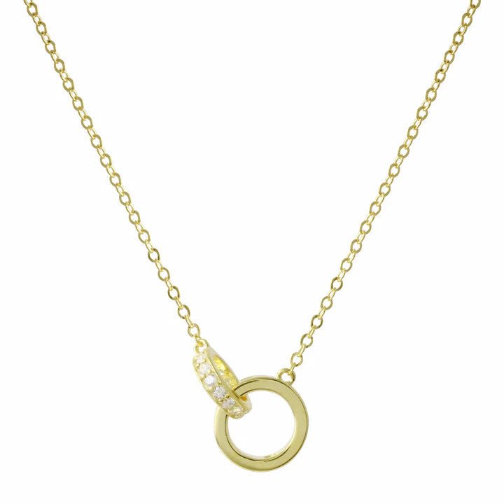 <p>Cardi CZ Loops Necklace</p> - Indigo Republic Boutique