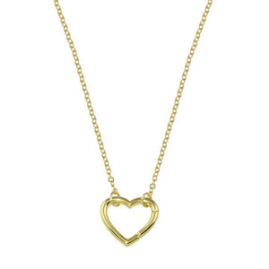 <p>Charm Holder Heart Necklace</p> - Indigo Republic Boutique