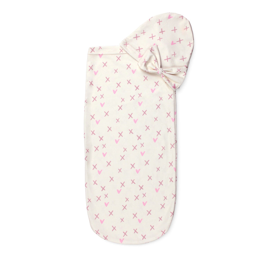 <p>Cross My Heart Newborn Cocoon</p> - Indigo Republic Boutique