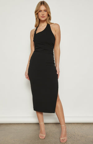 <p>D - Ring Halter Midi Dress</p> - Indigo Republic Boutique