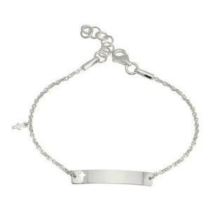 <p>Dangling Cross Baby ID Bracelet</p> - Indigo Republic Boutique