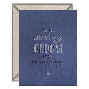 <p>Dashing Groom From Bride Card</p> - Indigo Republic Boutique