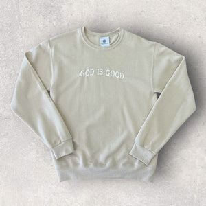 <p>Embroidered GOD IS GOOD Sweatshirt</p> - Indigo Republic Boutique