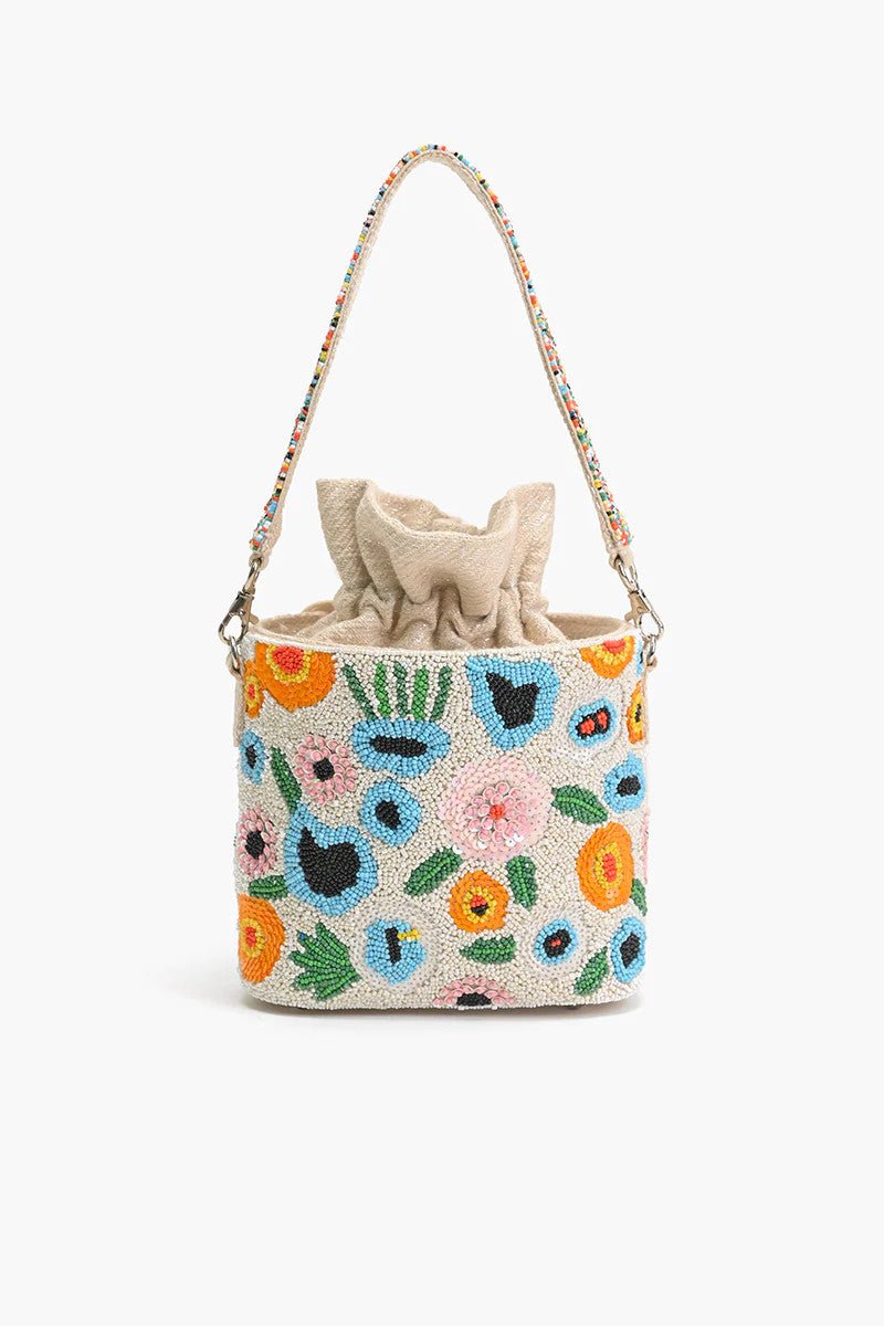 <p>Floral Paradise Bucket Purse</p> - Indigo Republic Boutique