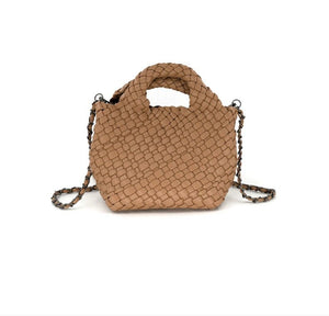 <p>Gina Mini Woven CrossBody</p> - Indigo Republic Boutique