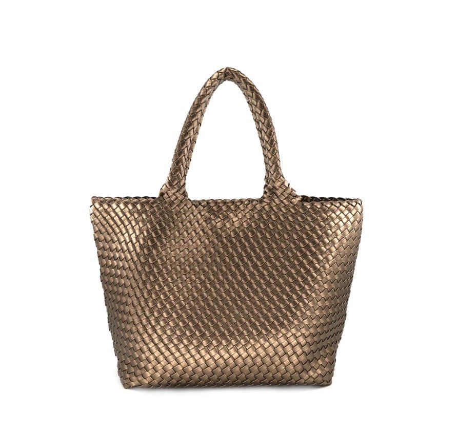 <p>Gina Woven Tote Bag (+Colors)</p> - Indigo Republic Boutique