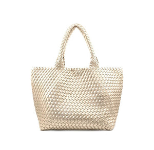 <p>Gina Woven Tote Bag (+Colors)</p> - Indigo Republic Boutique