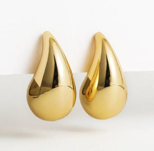 <p>Hollow Tear Drop Earrings&nbsp;</p> - Indigo Republic Boutique